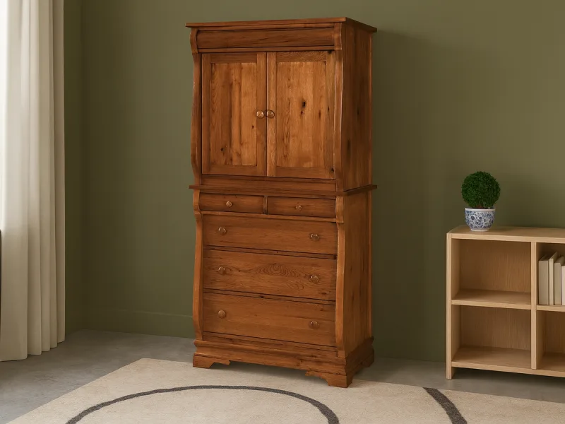Milwaukee Sleigh Armoire
