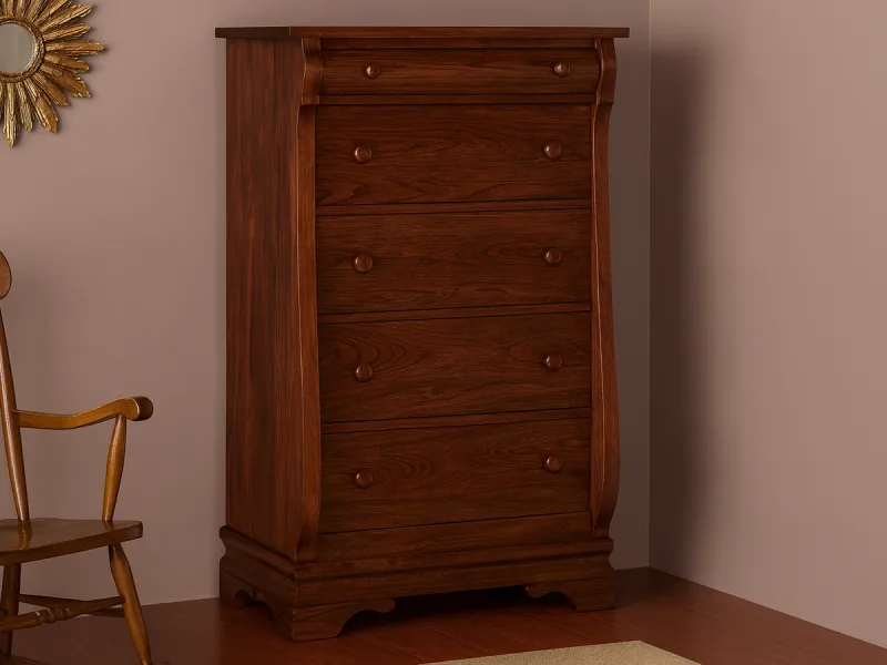 Milwaukee Sleigh Chest of Drawers
