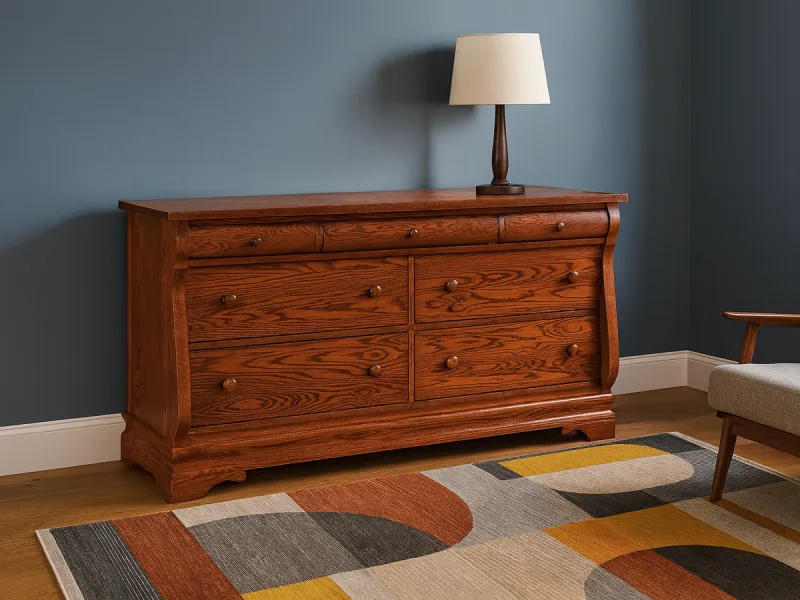 Milwaukee Sleigh Dresser