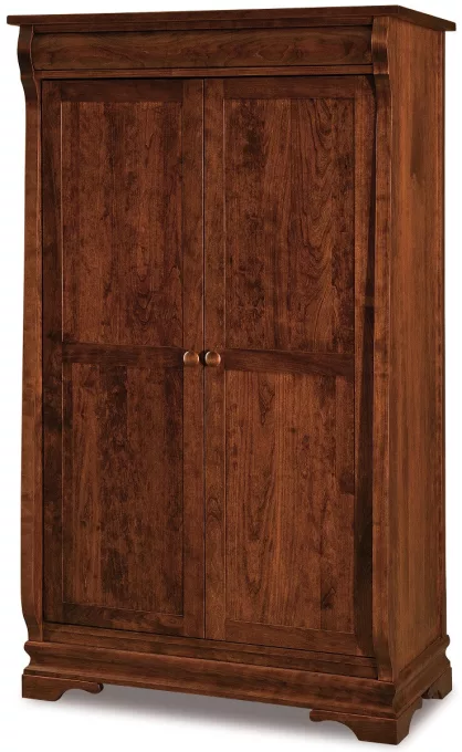 Milwaukee Sleigh Wardrobe Armoire