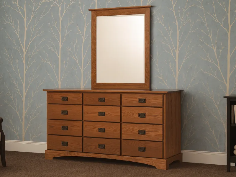 Mission Hills Dresser with Mirror