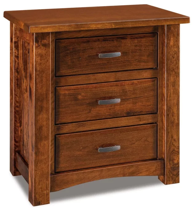 Muskegon 3-Drawer Nightstand