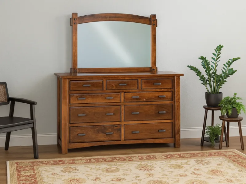 Muskegon Mirrored Dresser