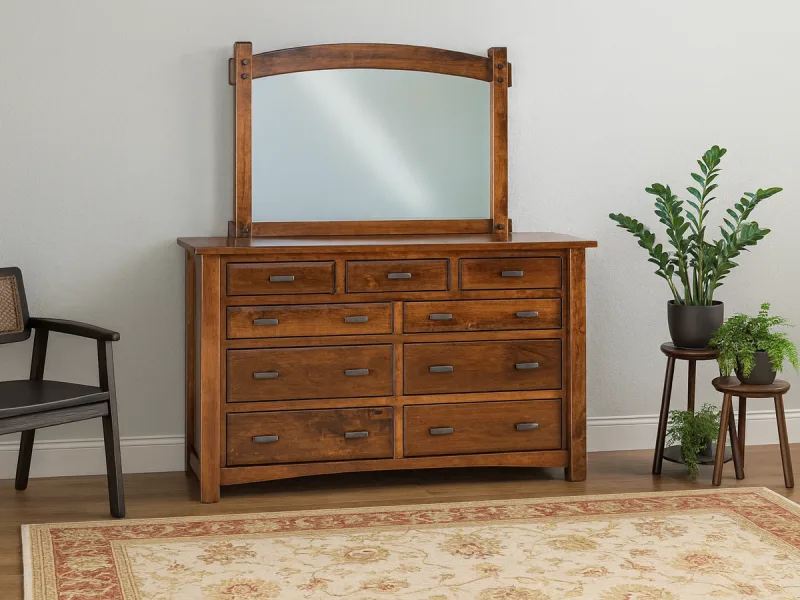 Muskegon Mirrored Dresser