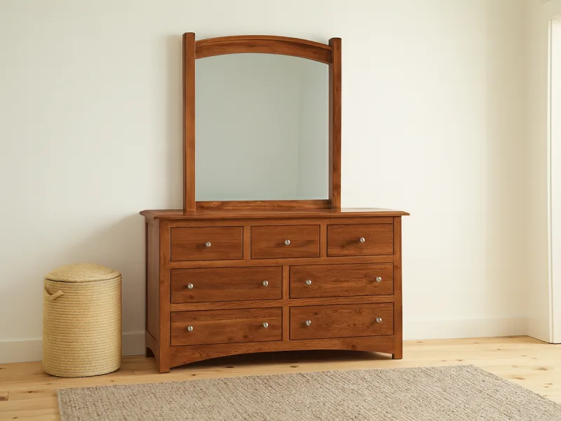 Norway Low Mirror Dresser