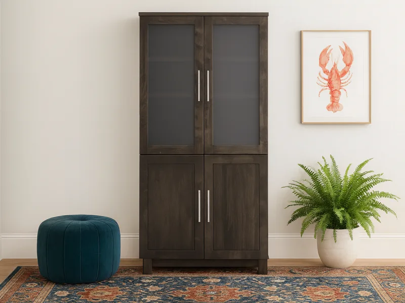 Omega Bookcase with Doors