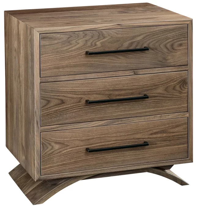 Oviedo 3-Drawer Nightstand