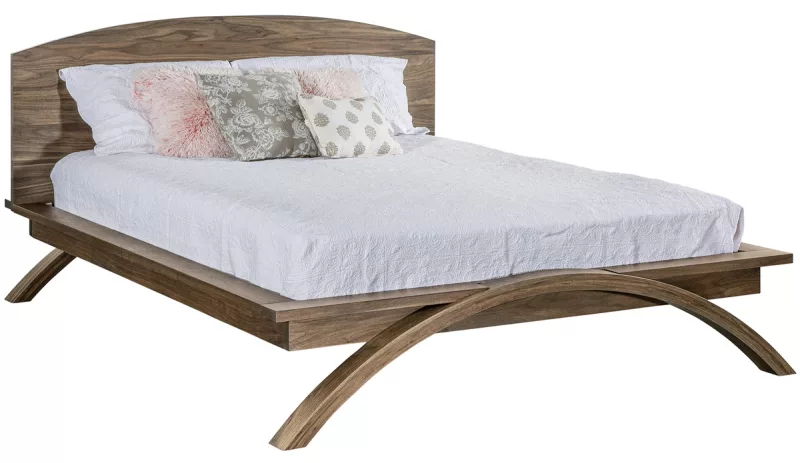 Oviedo Platform Bed With Curved Legs