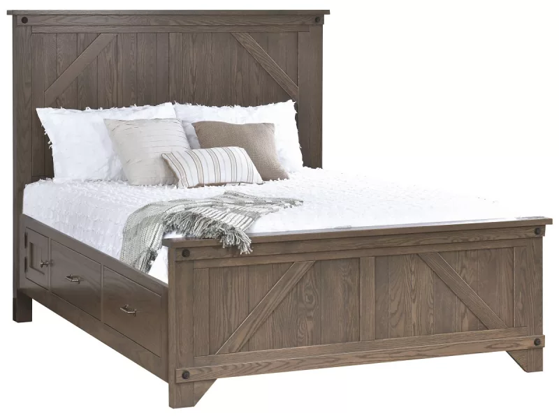 Papillion Farmhouse Storage Bed