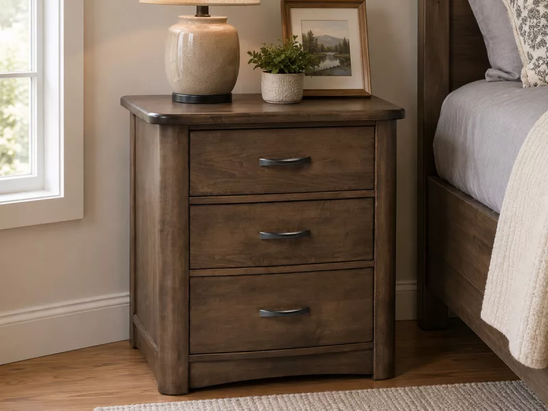 Parkersburg 3-Drawer Nightstand