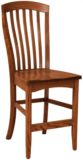 Piazza Solid Wood Barstool