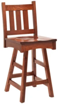Portola Mission Swivel Bar Stool