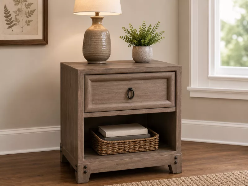 Romney 1-Drawer Nightstand