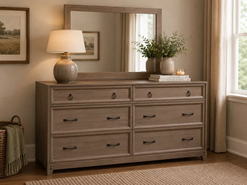 all wood dresser Jamestown Rustic Solid Reclaimed Wood 5 Drawer Bedroom Dresser