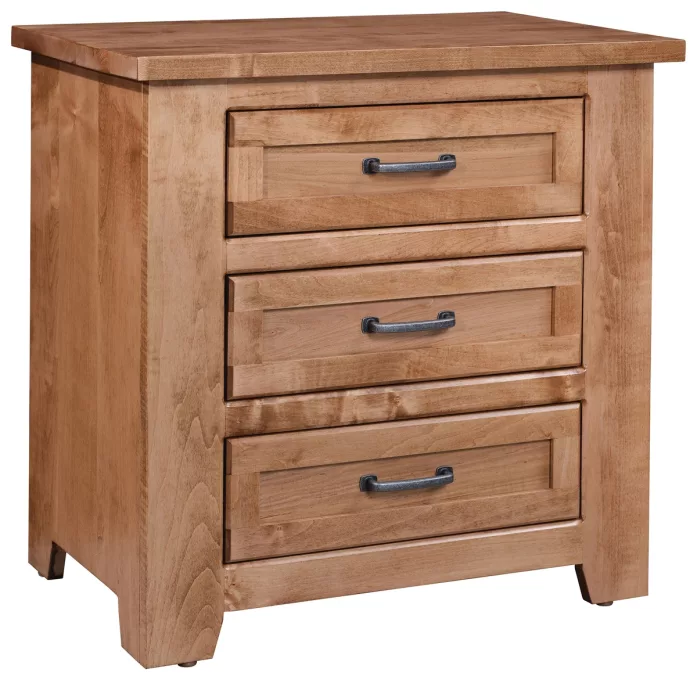 Rosemary 3-Drawer Bedside Table