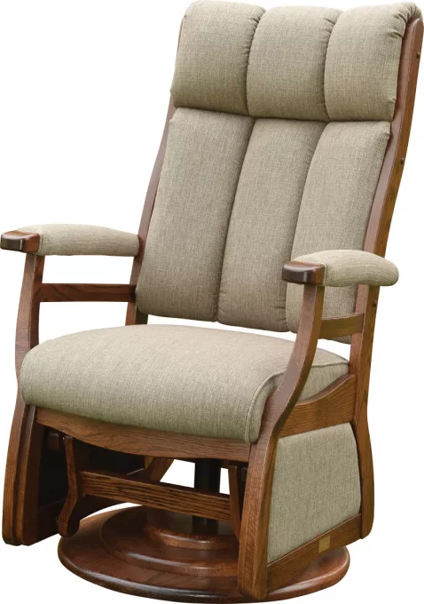 Round Rock Swivel Glider