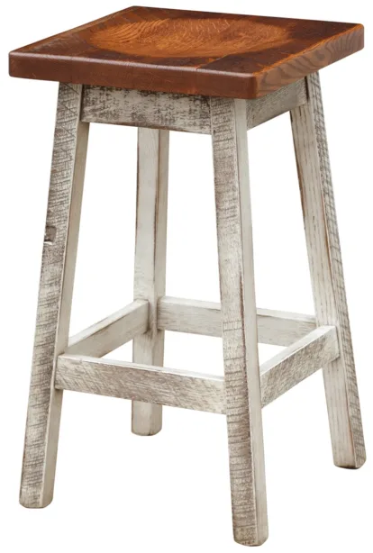 Skowhegan Reclaimed Square Barstool