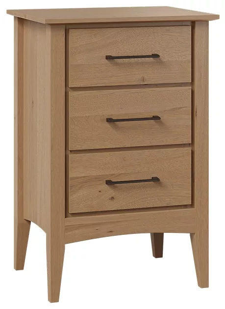 Southwark 3-Drawer Bedside Table