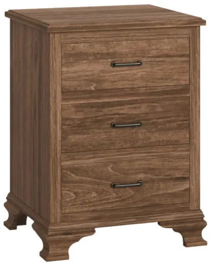 Umatilla 3-Drawer Bedside Table
