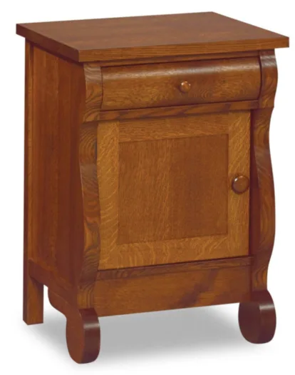 Victoria Sleigh Door Nightstand