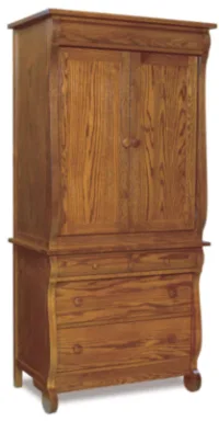 Victoria Sleigh Armoire