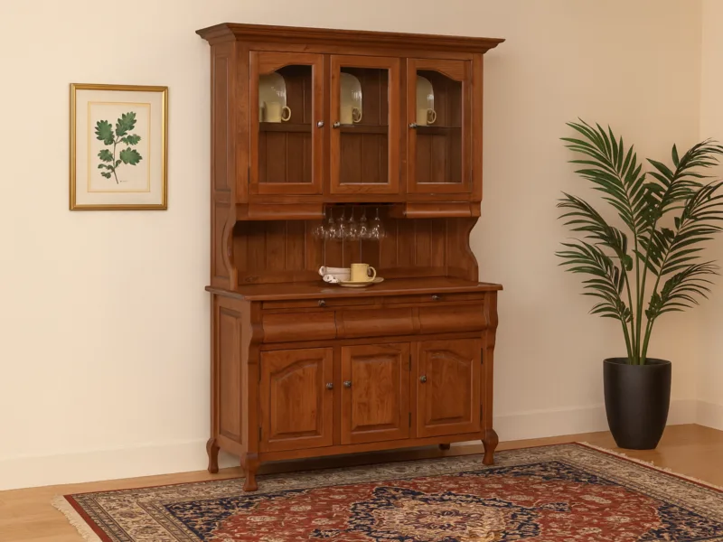 Virginian 3-Door Hutch
