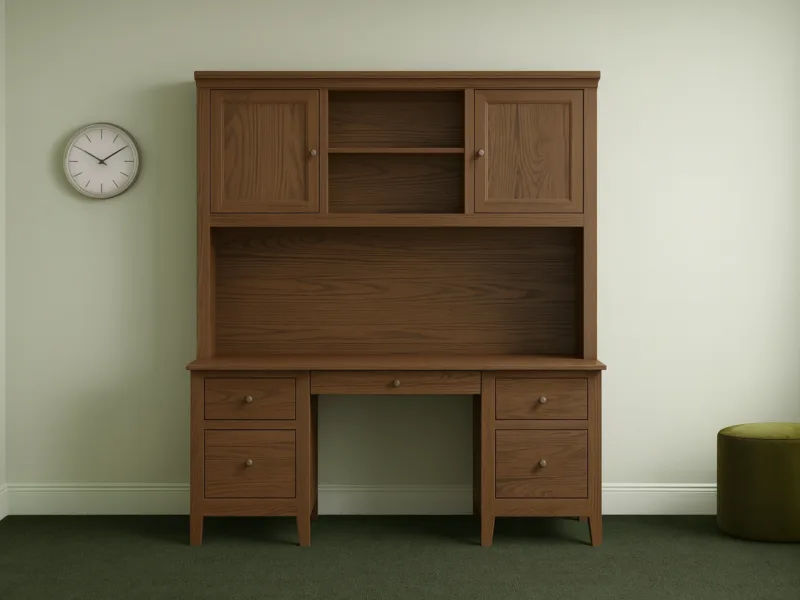 Wabana Credenza with Hutch