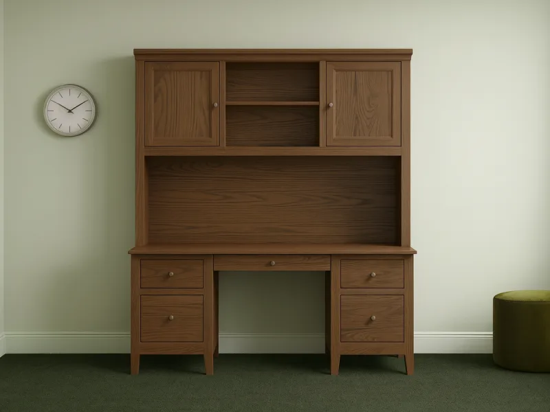 Wabana Credenza with Hutch
