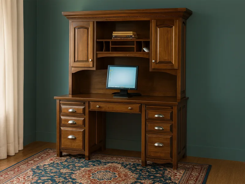 Warson Desk and Hutch