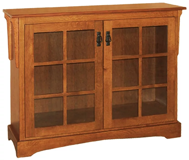 Wolcott 2-Door Bookshelf