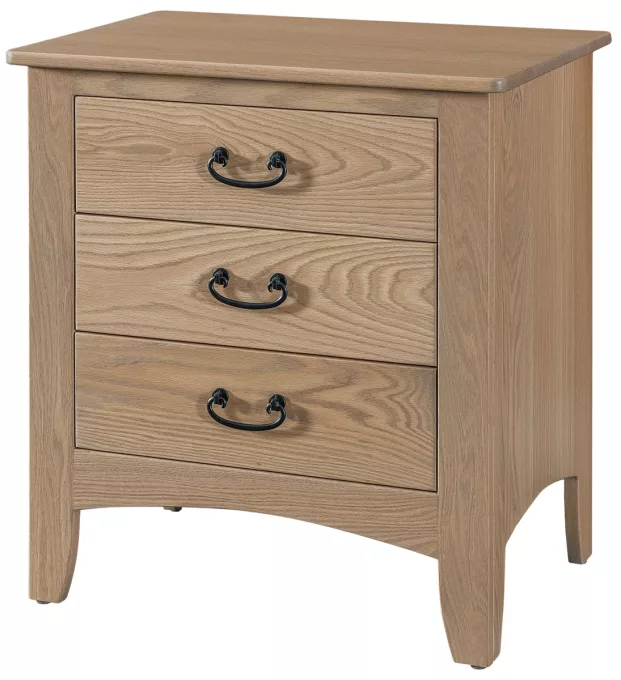 Woonsocket 3-Drawer Nightstand