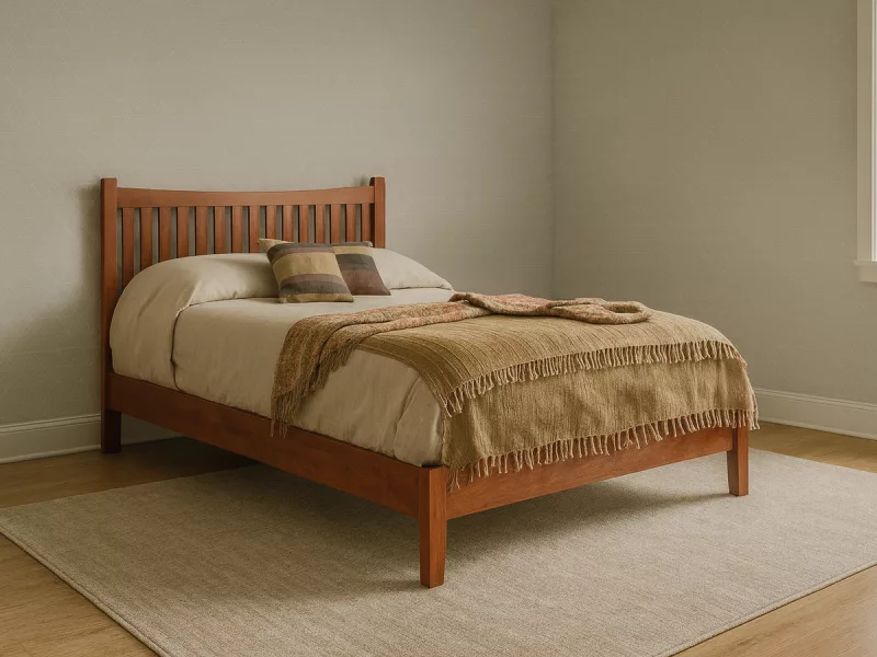 Wyndham Slat Bed with Low Footboard