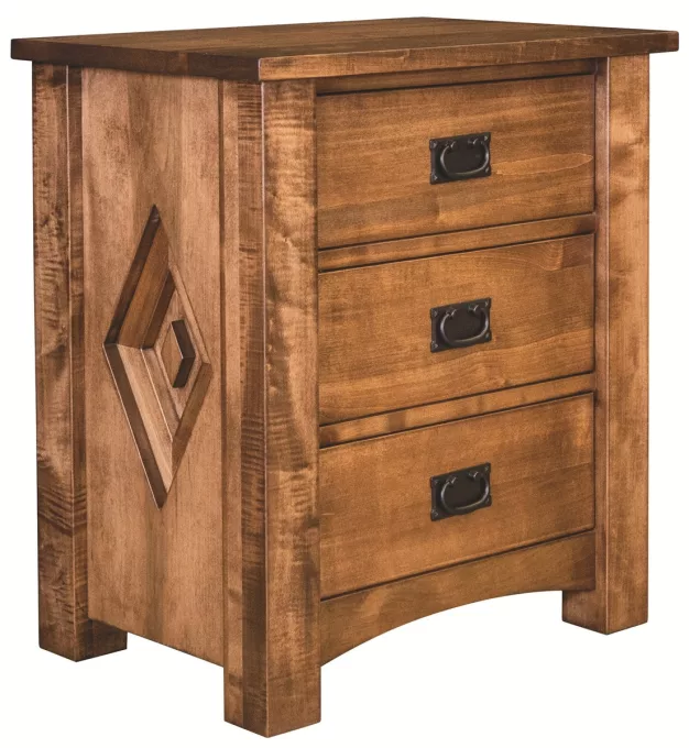 Yamhill 3-Drawer Nightstand