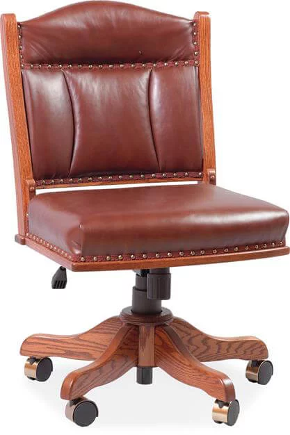 Countryside Amish Furniture Charlotte Office Chair - Thumbnail 2