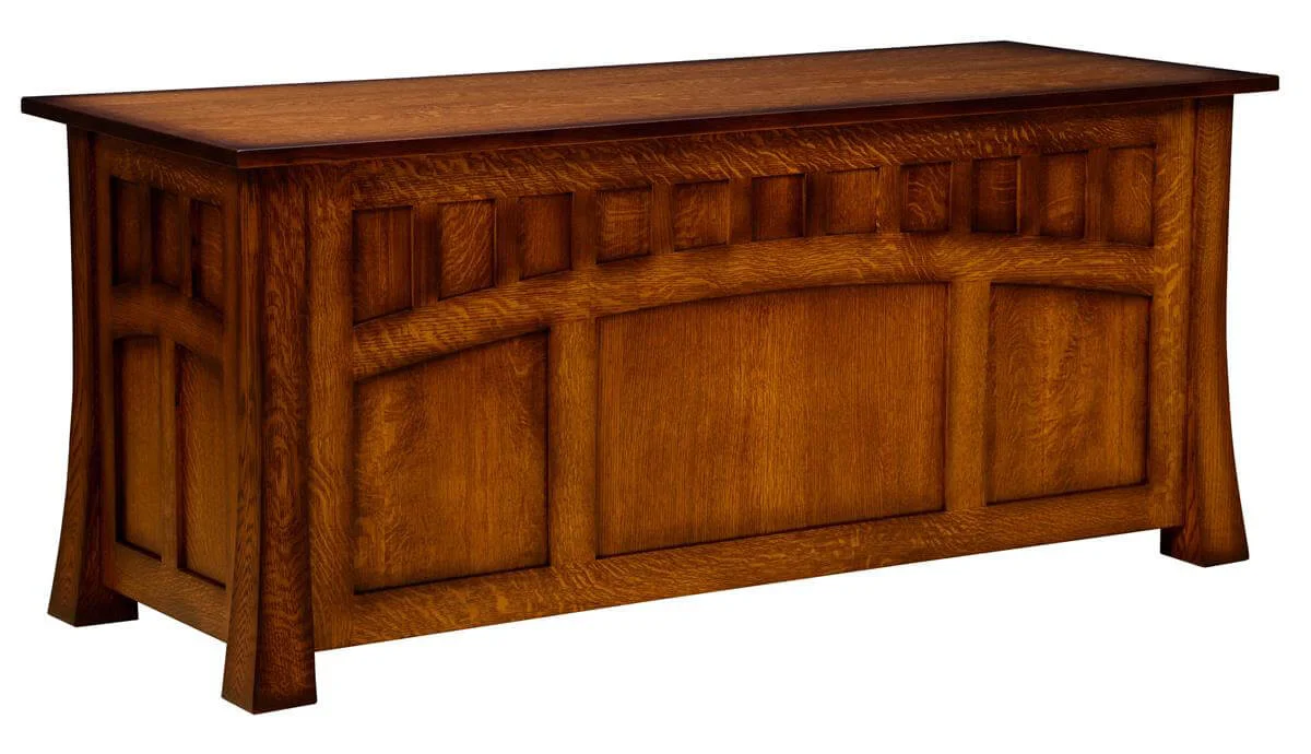 Mission Canyon Executive Desk Back