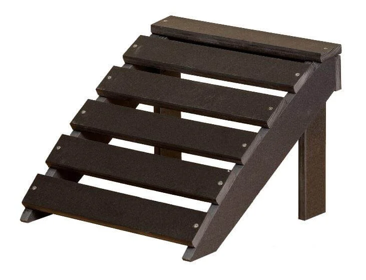 Black Odessa Outdoor Footrest