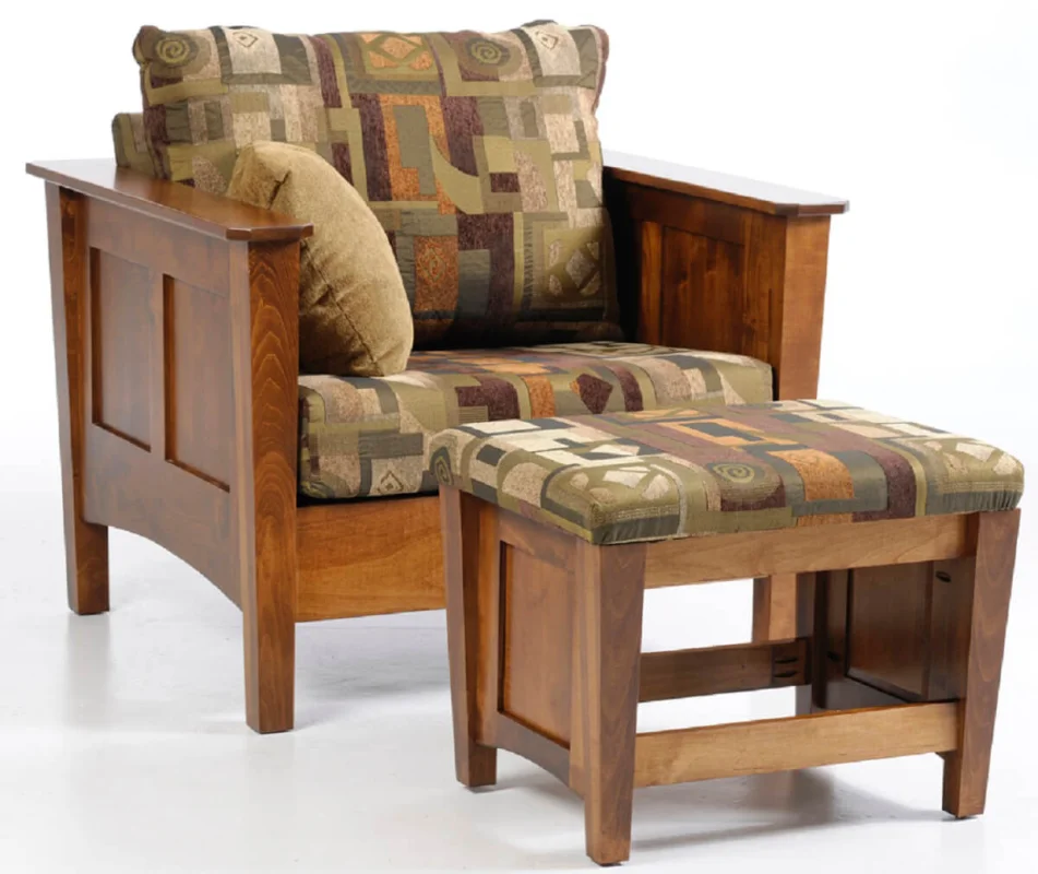 Rhode Island Chair with Ottoman