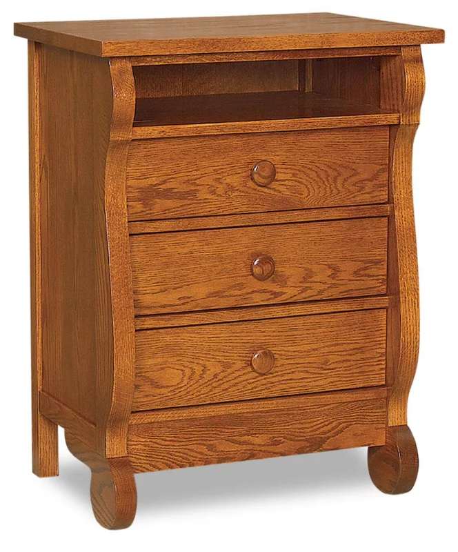 Victoria Sleigh 2-Door Nightstand