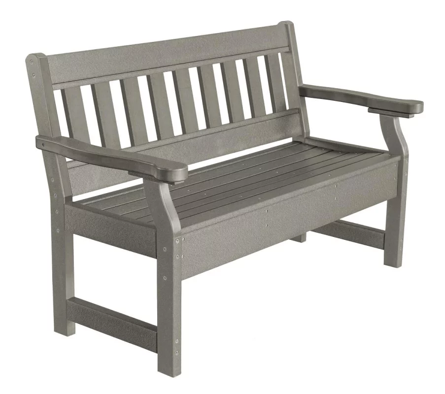 Light Gray Aden Garden Bench
