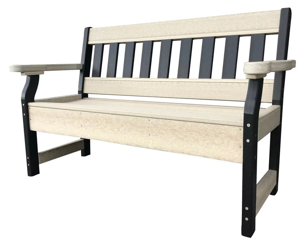 Two Tone Garden Bench