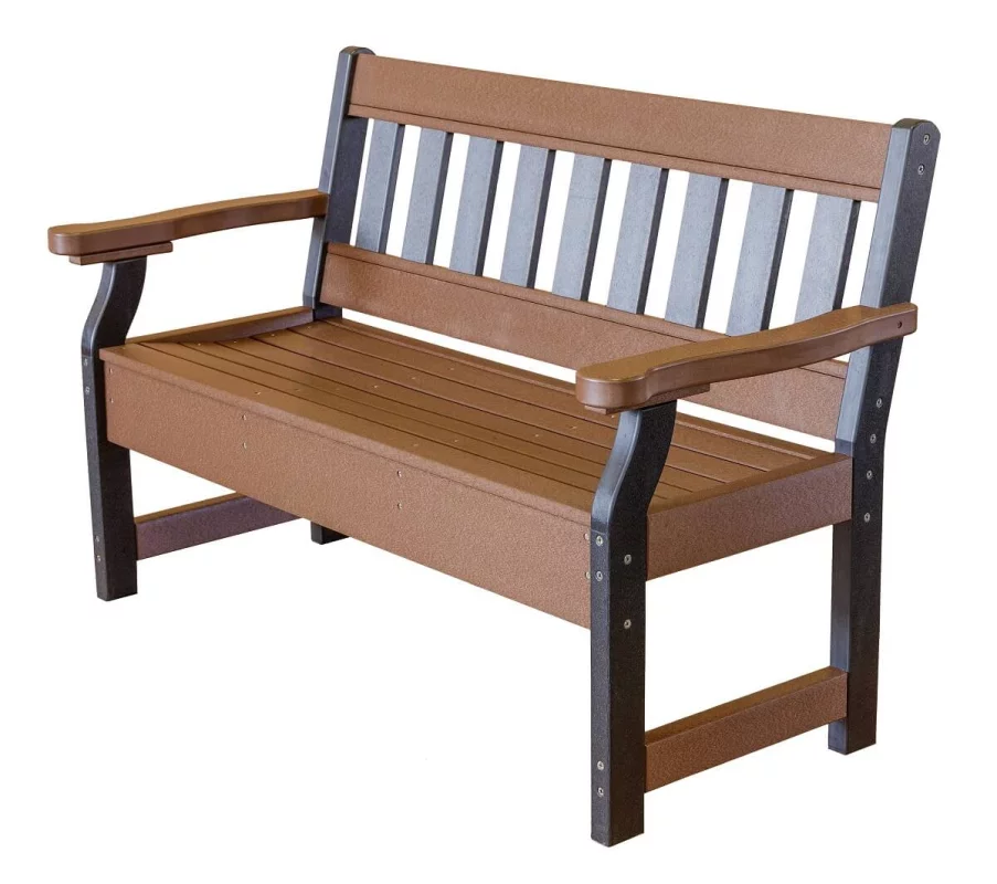 Two Tone Aden Garden Bench