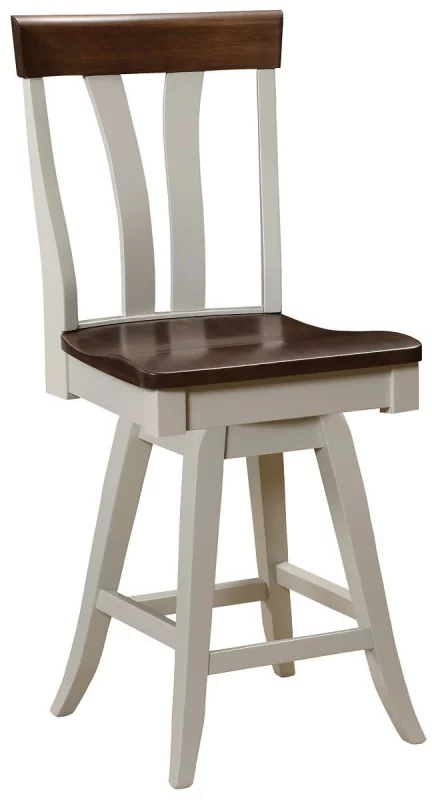 Two Tone Swivel Bar Chair