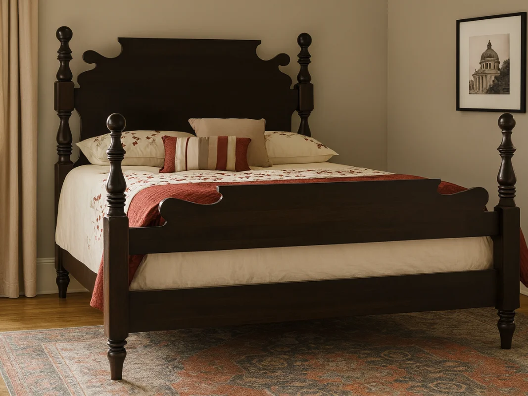 Handmade Solid Wood Bed