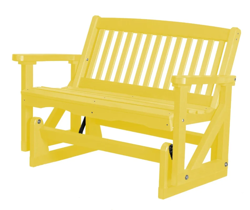 Lemon Yellow Aniva Outdoor Double Glider
