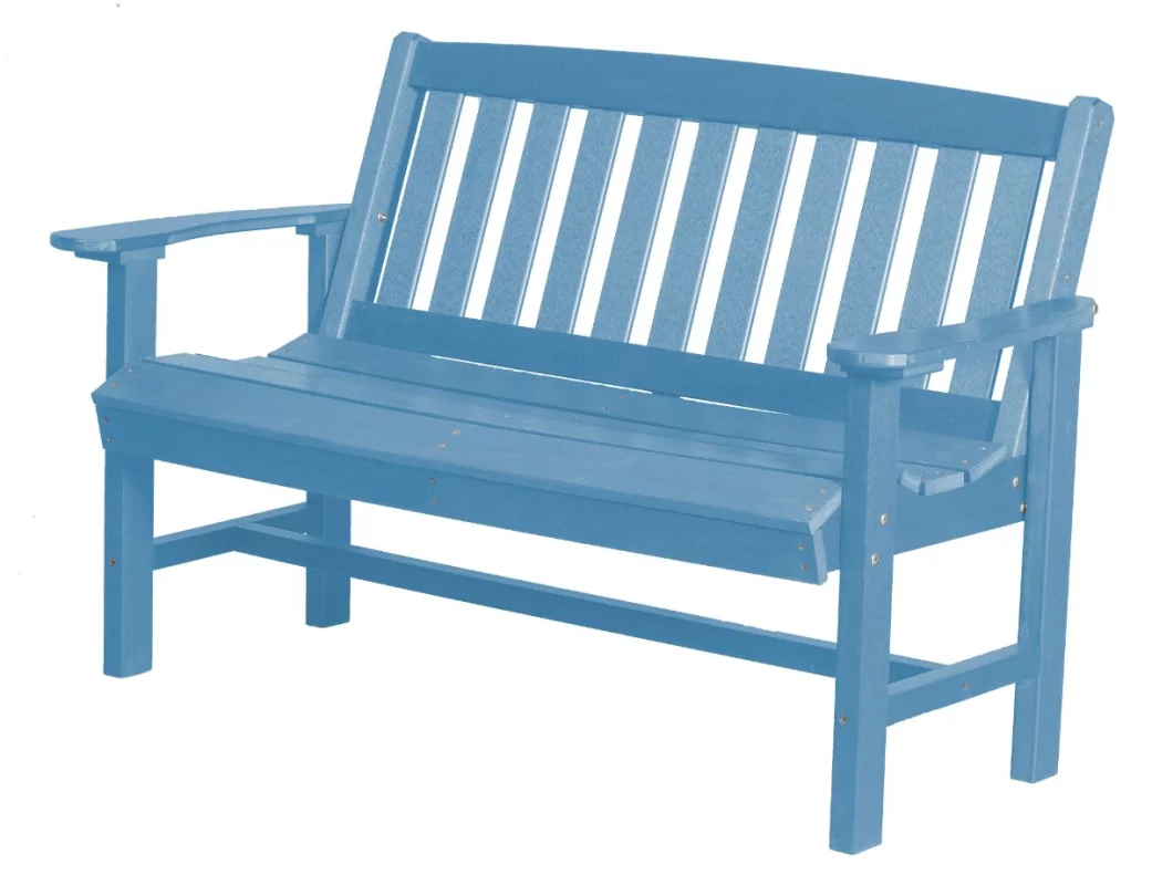 Powder Blue Aniva Patio Bench