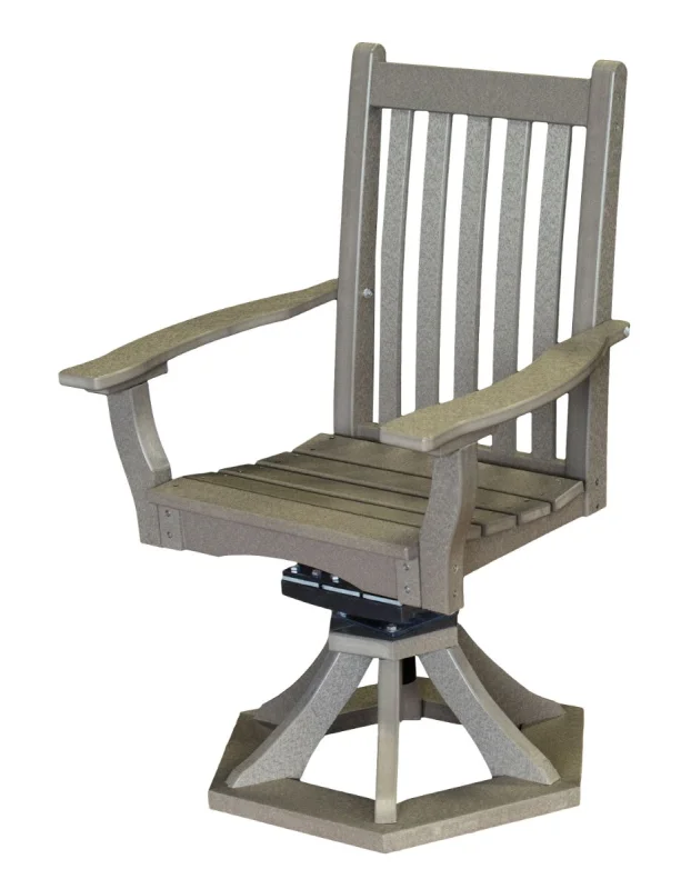 Light Gray Aniva Swivel Rocker Chair