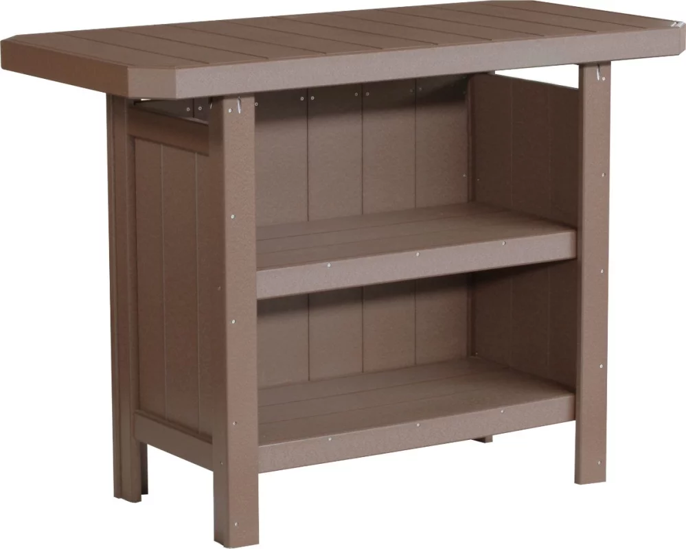 Chestnut Brown Arashi Outdoor Serving Bar