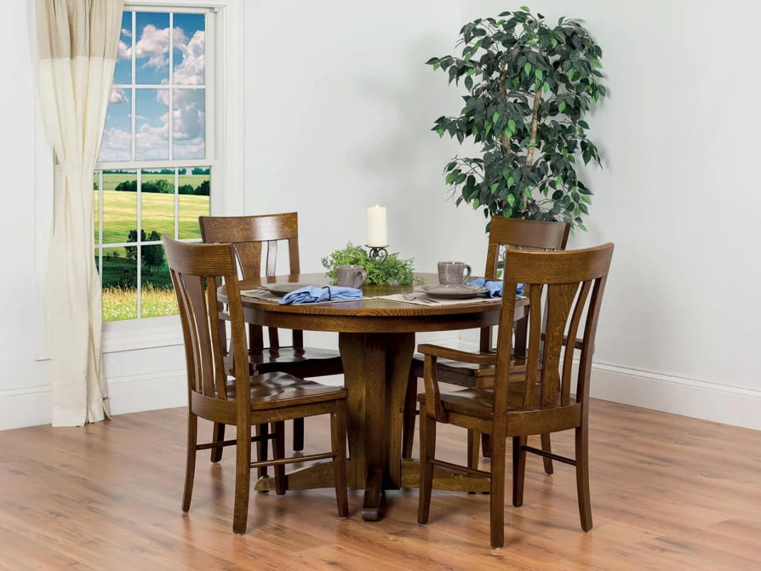Rustic Quartersawn White Oak Dinette Set