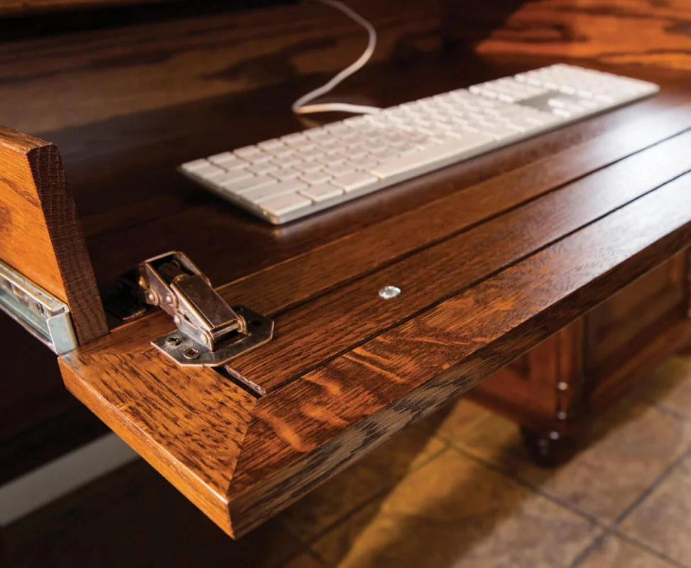 Flip Front Keyboard Pullout