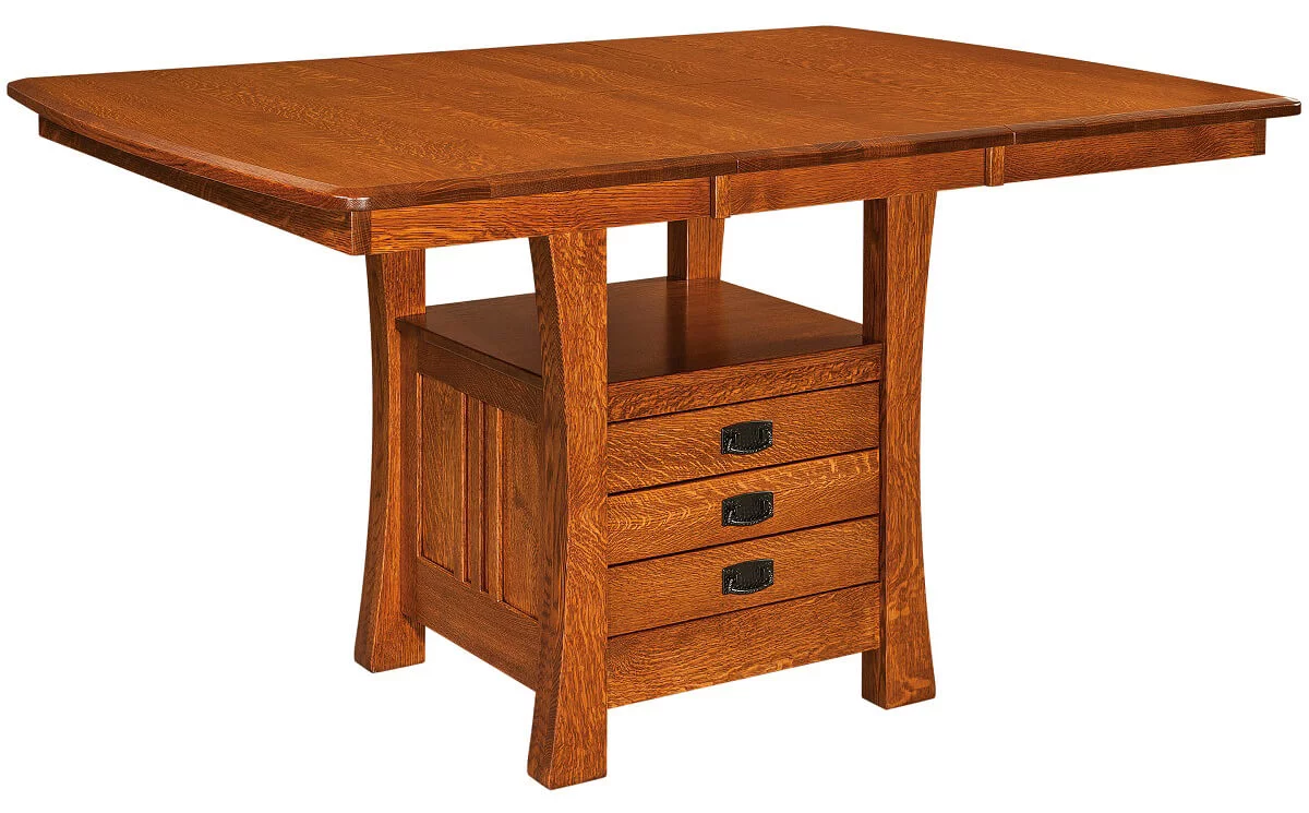 Berkshire Storage Pub Table with Leaf